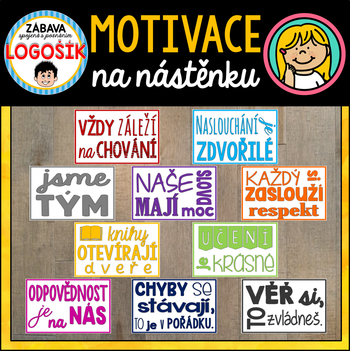 Výzdoba do škol, která je krásná, praktická a pomáhá každý den