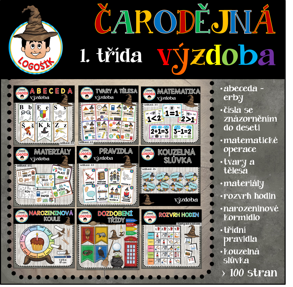 Výzdoba do škol, která je krásná, praktická a pomáhá každý den
