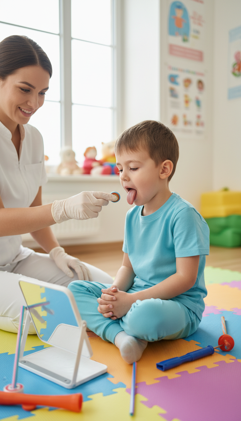 Příjem potravy a řeč: souvislosti, které rodiče neznají