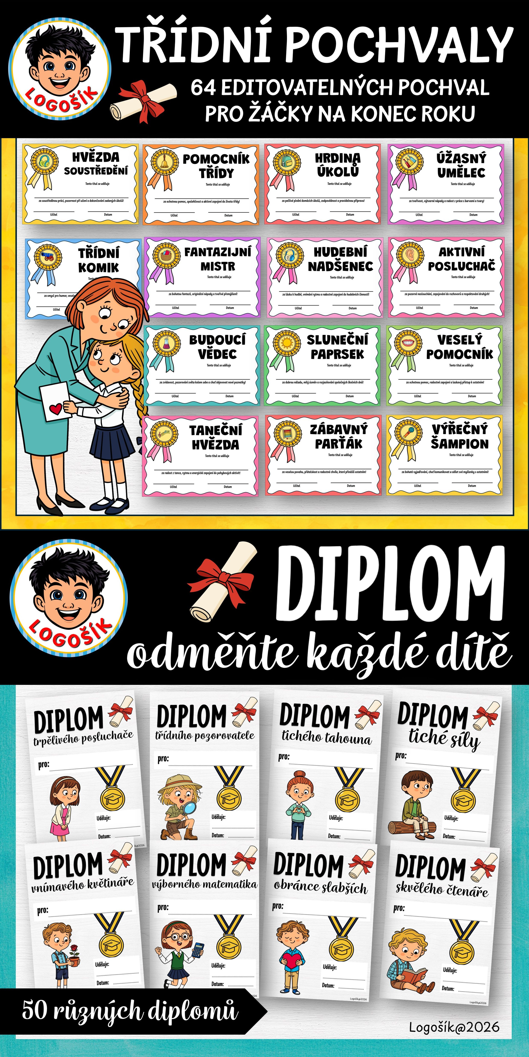 Odměňování dětí na konci školního roku: proč má pochvala pro dítě větší význam než známka