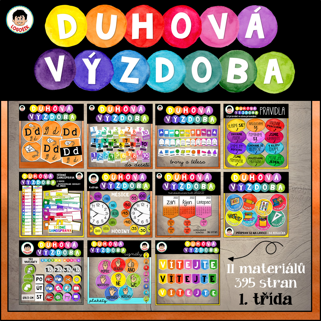 Výzdoba do škol, která je krásná, praktická a pomáhá každý den