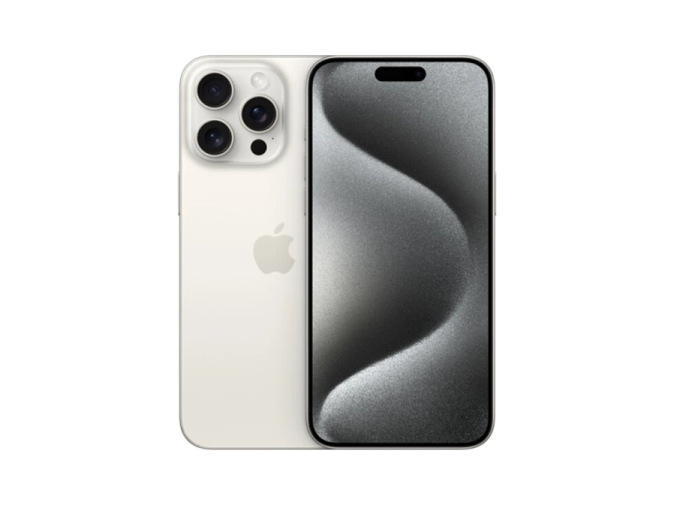 iPhone 15 Pro Max 1TB White Titanium/Bílý Titán - Zánovní