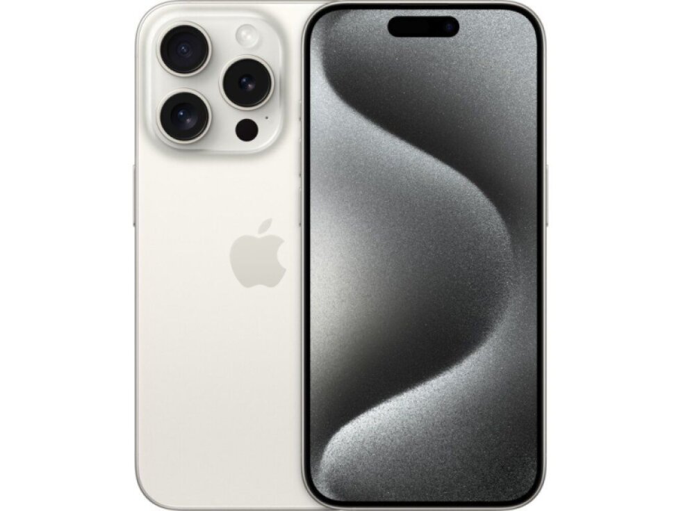 iPhone 15 Pro 128GB White Titanium/Bílý Titan - Zánovní