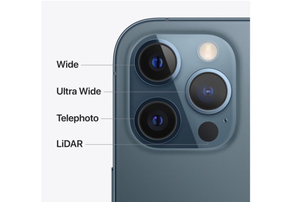 Iphone 12 Pro Max 128GB Silver/Stříbrná - Zánovní