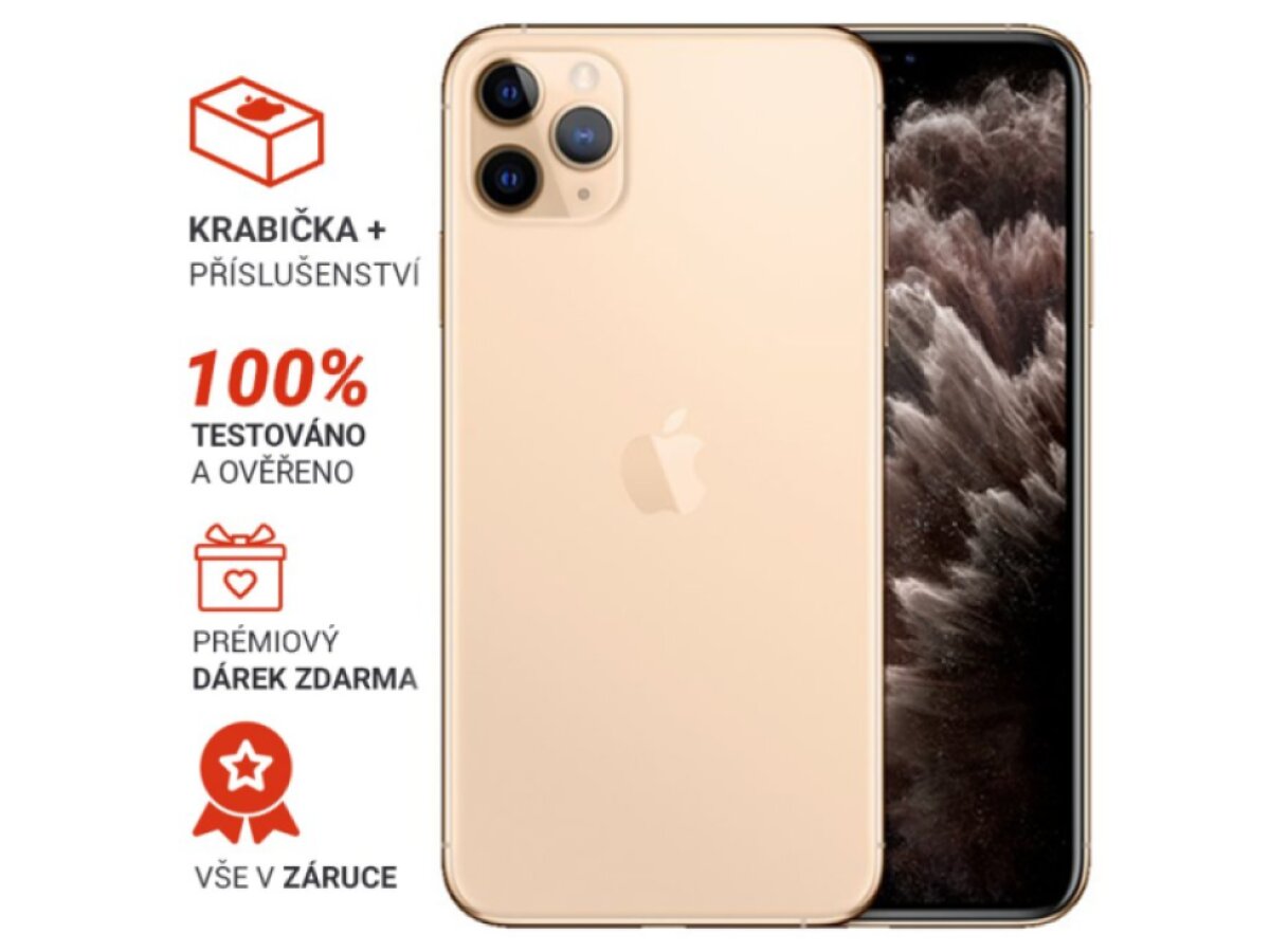 iPhone 11 pro 64GB Gold/Zlatá - Zánovní