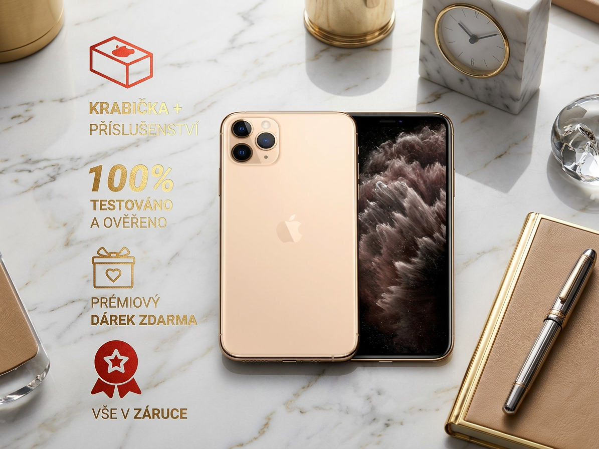 iPhone 11 pro 64GB Gold/Zlatá - Zánovní