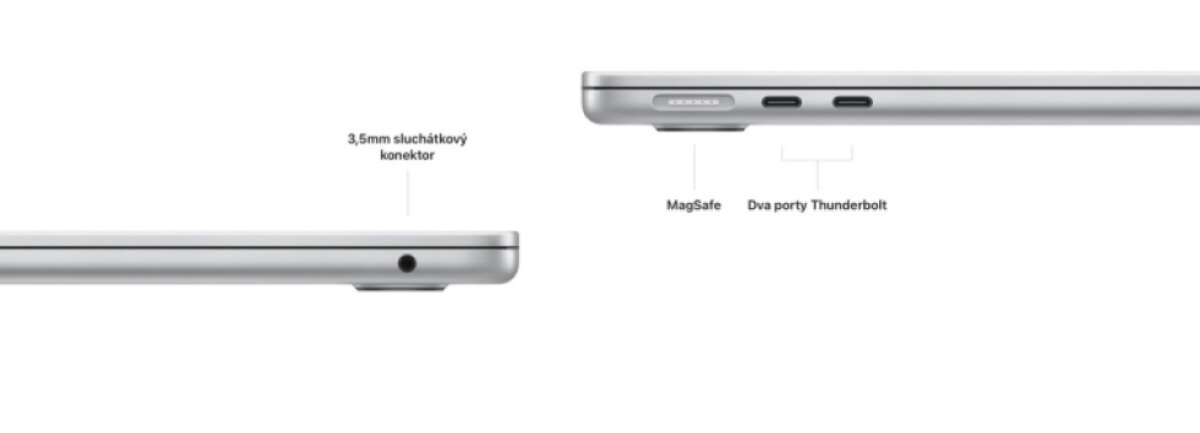 MacBook Air 13" M2 16GB/256GB CZ 2023 Temně inkoustová/Midnight - Zánovní