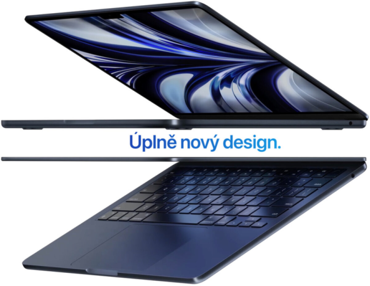 MacBook Air 13" M2 16GB/256GB CZ 2023 Temně inkoustová/Midnight - Zánovní