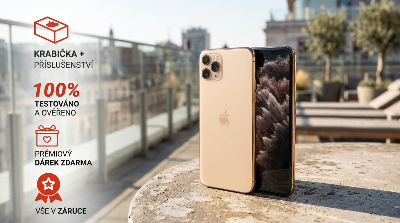 iPhone 11 pro 256GB Gold/Zlatá - Zánovní