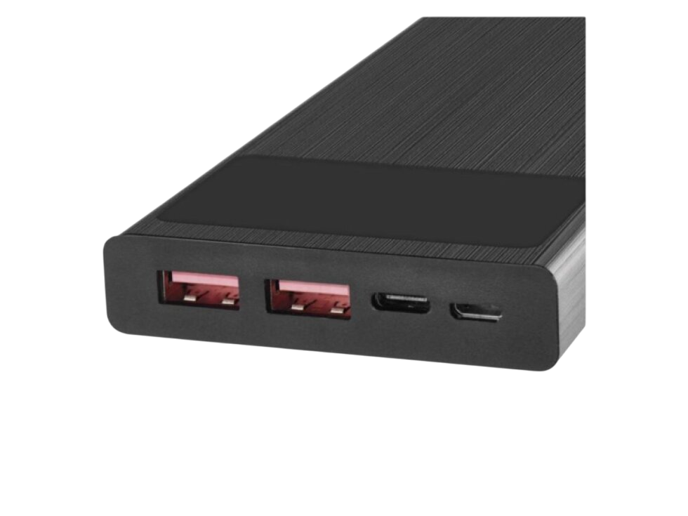 Powerbanka EMOS BetaQ 10 – 10 000 mAh, rychlé nabíjení 22,5 W, USB-C/USB-A, černá