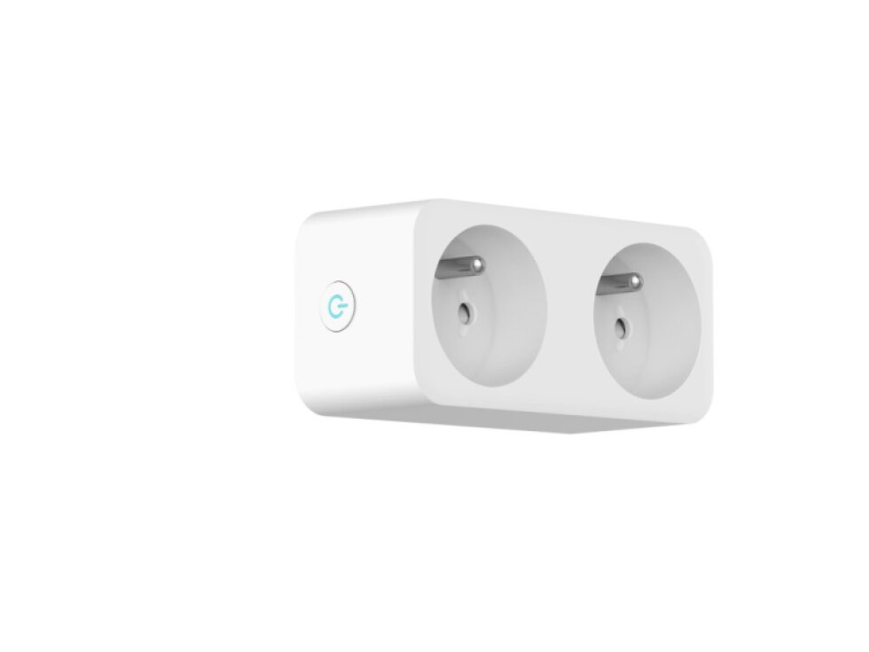 Immax NEO LITE Smart vnitřní 2 zásuvka, zemnící kolík TUYA, WIFI, IKEA, HUE, NEO 07751L