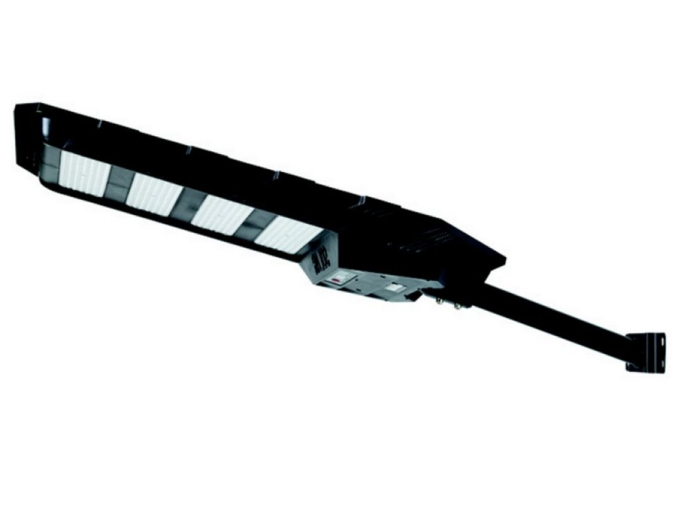 LED solární pouliční svítidlo STRADA 80W s dálkovým ovladačem a senzorem 3000K