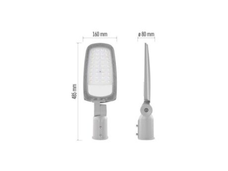 LED veřejné svítidlo SOLIS 30W, 3600 lm, teplá bílá