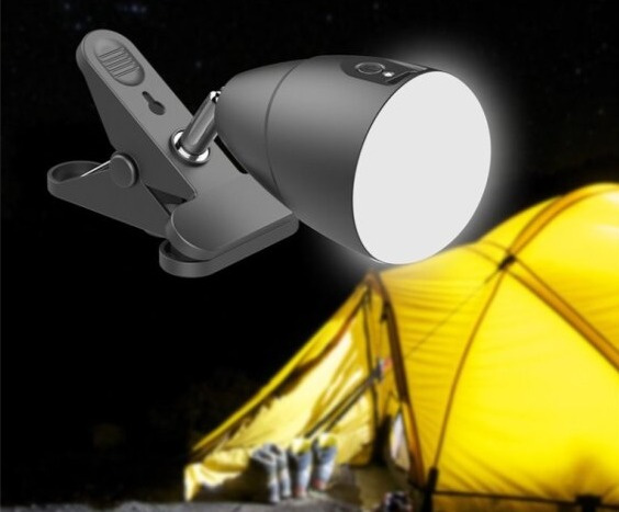 Přenosná dobíjecí USB LED lampička KLIP 5W stmívatelná cestovní s klipem 08967L