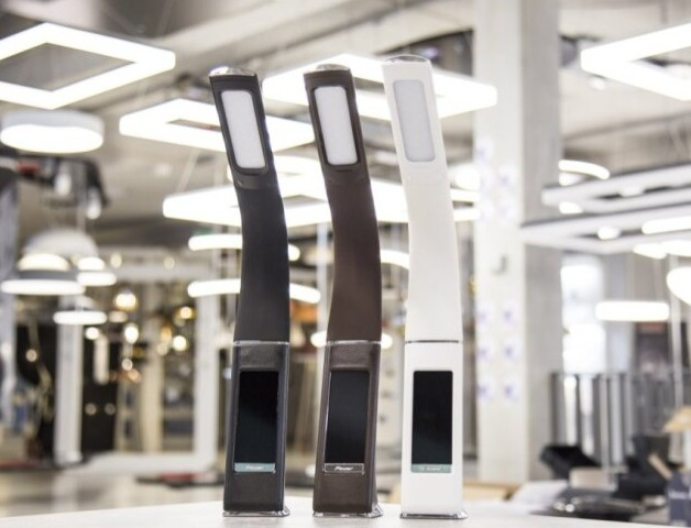 LED stolní lampička Immax LEATHER BLACK černá 08947L