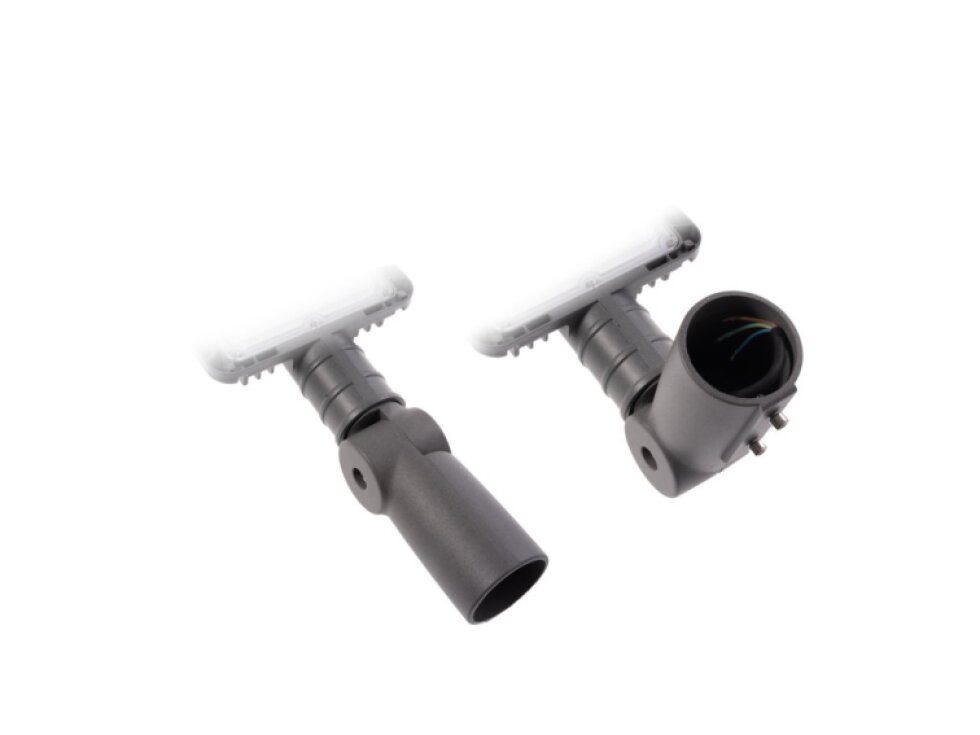 LED veřejné osvětlení VO2 50W teplé 3000K + uhebný kloub adaptér 107017