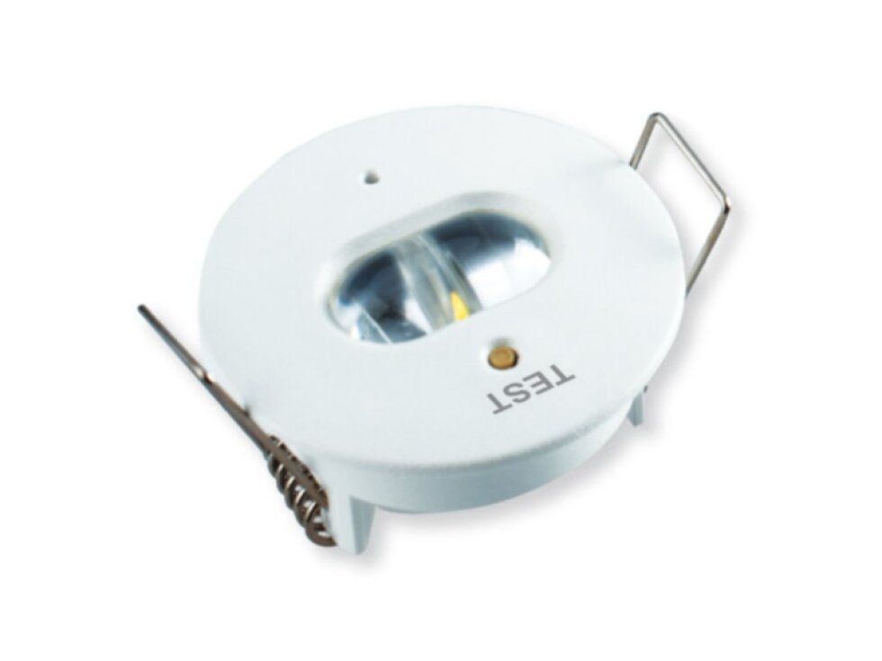 Greenlux GATRION corridor 1W nouzové vestavěné svítidlo do SDK sádrokartonu 150°x55° koridorové