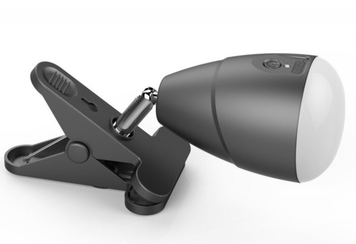 Přenosná dobíjecí USB LED lampička KLIP 5W stmívatelná cestovní s klipem 08967L
