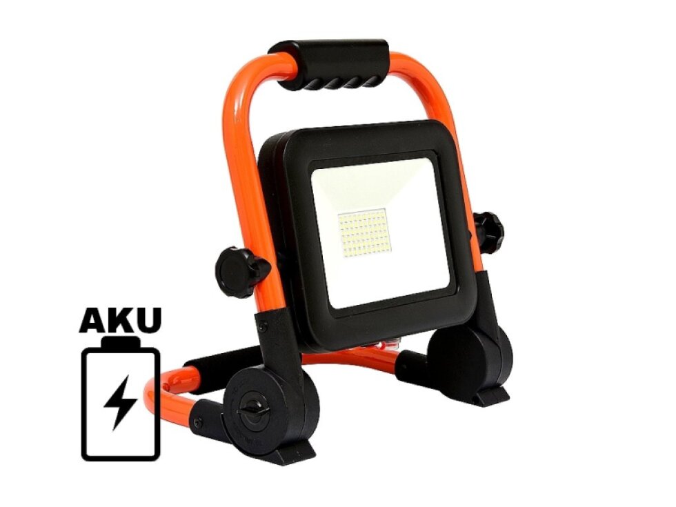 LED dobíjecí reflektor WORK 30W 4000K venkovní IP65 RMLED-30W/ORA/AKU