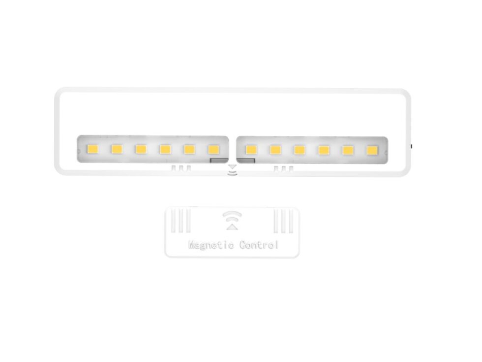 Sada 2x dobíjecí LED interierové světlo Immax CABINET 0,8W + magnetické čidlo