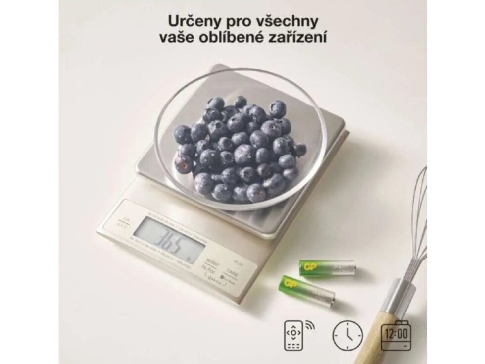 Kapesní větráček - SADA + GP alkalická baterie SUPER 12ks AA a 12ks AAA