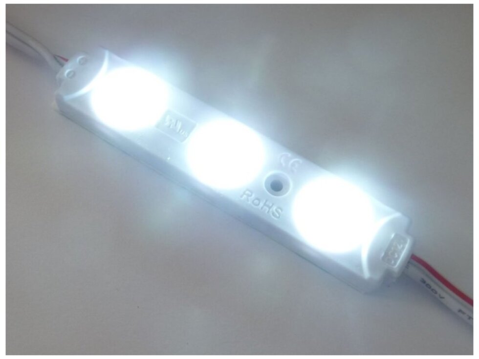 LED modul 12V 0,72W 3čip 7000K 07901
