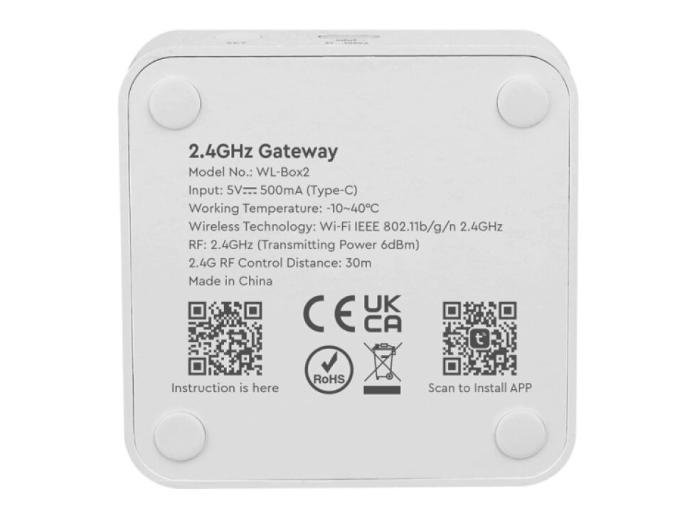 MiBOXER BRIDGE brána pro RF 2,4GHz přijímače - převodník HUB Getaway Mi-Light WL-BOX2