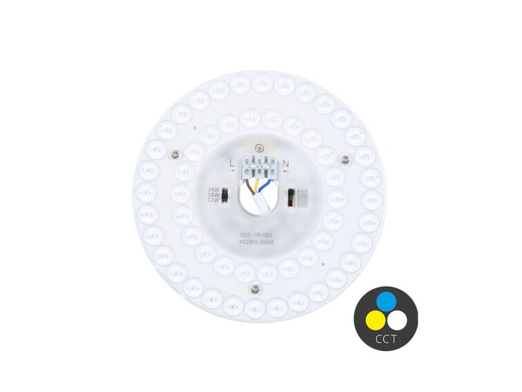 MODUL DIM CCT magnetický 12W/18W/24W 17cm 230V 3200Lm LED-MZA-24W/CCT