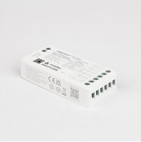 MiBOXER SM5 MATTER + WiFi + RF přijímač / stmívač 5v1 pro jednobarevné LED pásky, CCT, RGB, RGBW a RGBCCT 12A