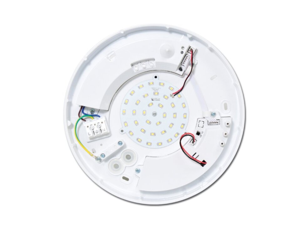 LED stropní a nástěnné svítidlo VICTOR 18W denní bílá s HF senzorem a nouzovým modulem IP44 W131/EM/LED-4100