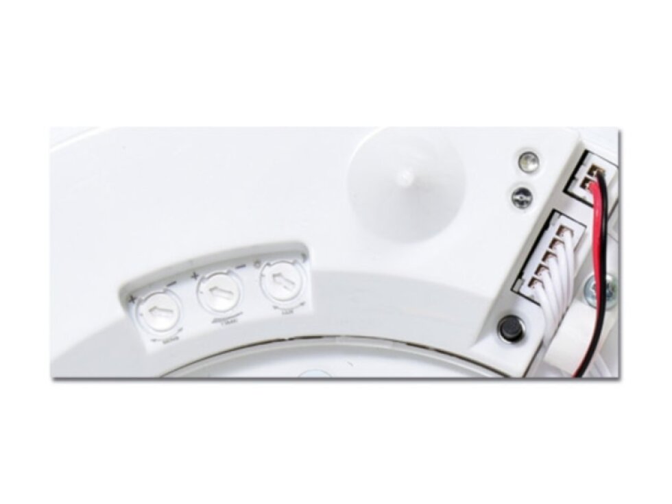 LED stropní a nástěnné svítidlo VICTOR 18W teplá bílá s HF senzorem a nouzovým modulem IP44 W131/EM/LED-3000