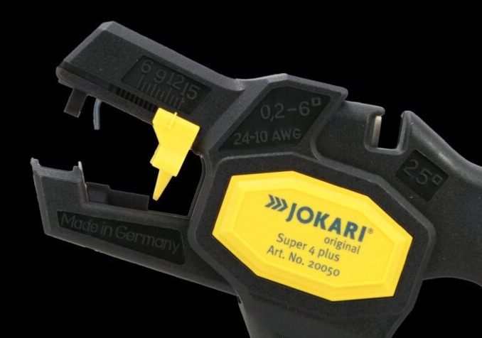 Jokari Super 4 Plus odizolovávací elektrikářské kleště – profesionální odizolování kabelů bez poškození vodiče
