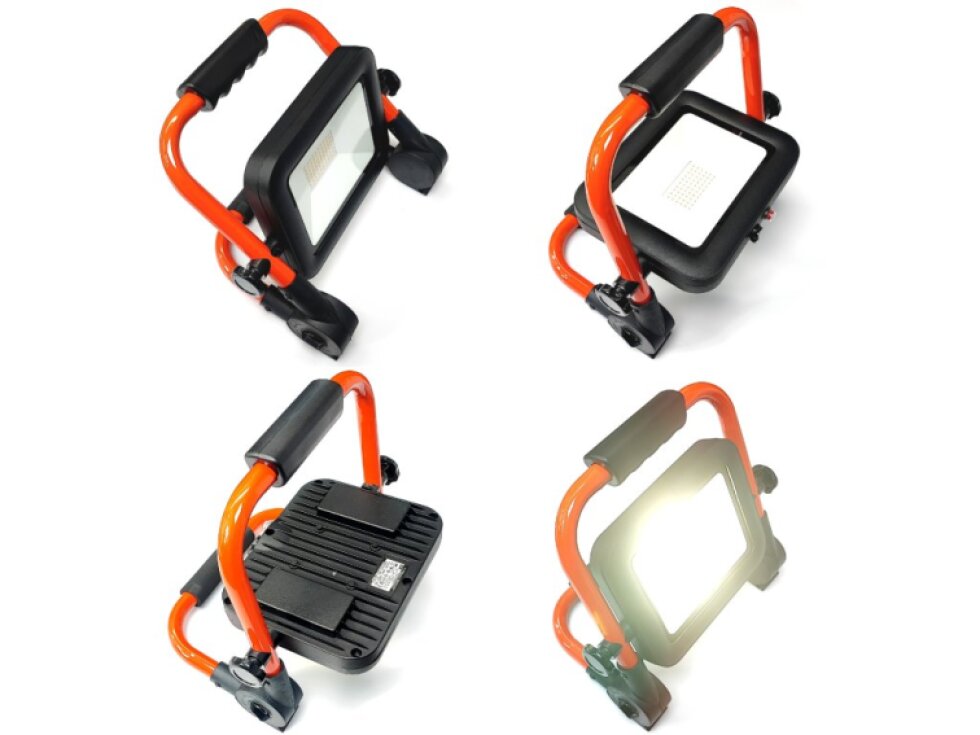 LED dobíjecí reflektor WORK 30W 4000K venkovní IP65 RMLED-30W/ORA/AKU