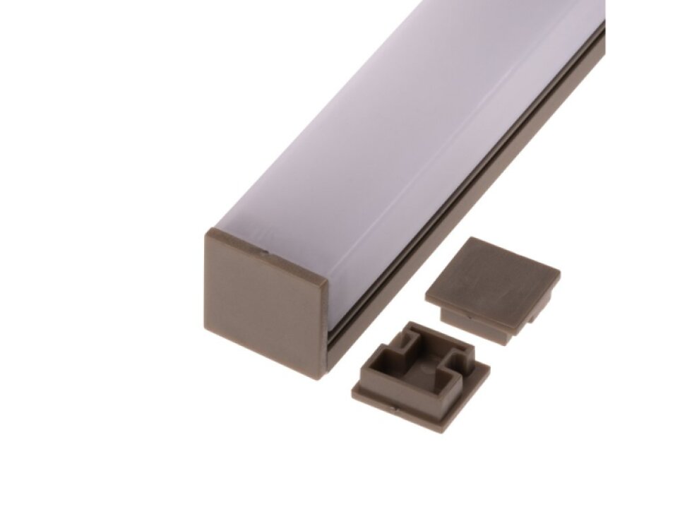 Koncovka profilu N14H bronz