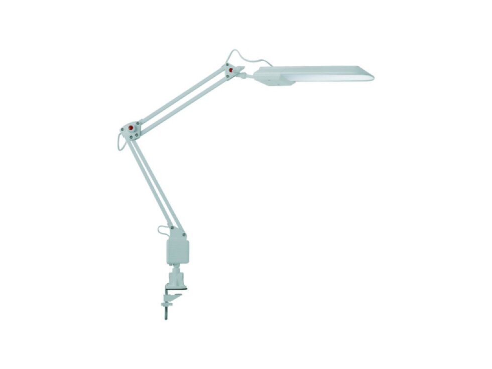 LED lampička Adept 8W bílá s kloubem L50164-LED/BI