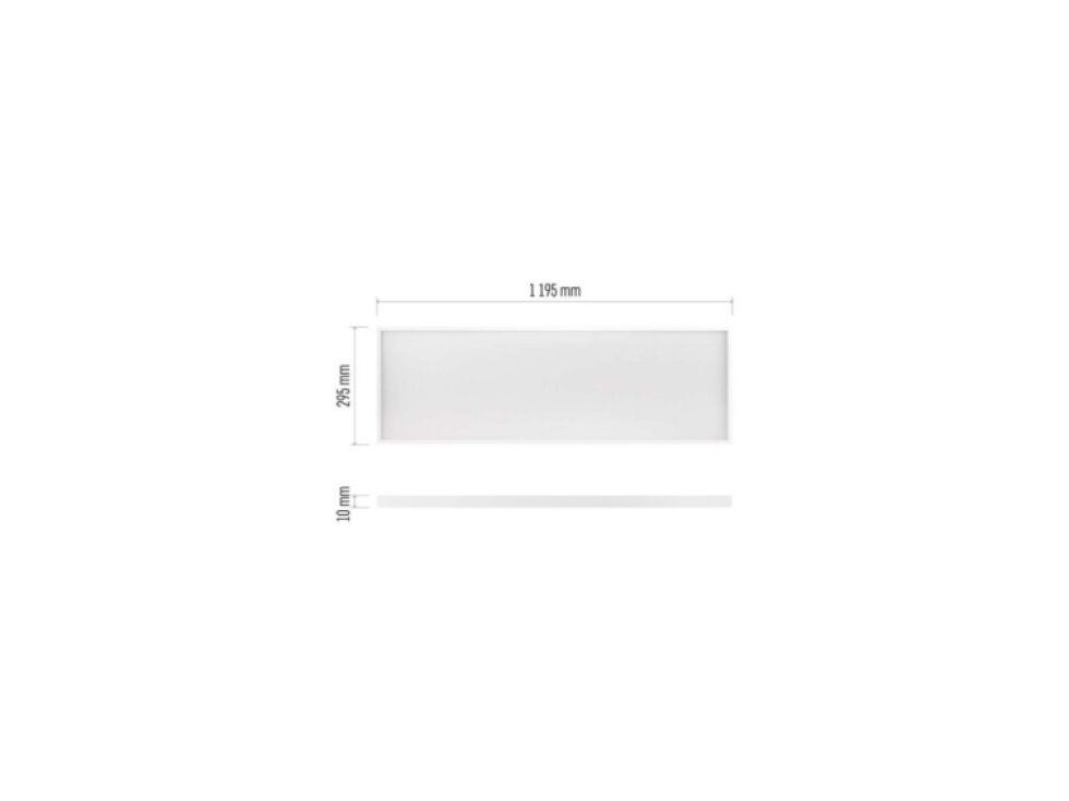 LED panel PROFI EXIT 40W 30×120cm 4000K, obdélníkový EMERGENCY ZR8412E