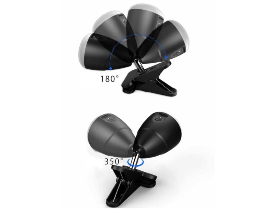 Přenosná dobíjecí USB LED lampička KLIP 5W stmívatelná cestovní s klipem 08967L