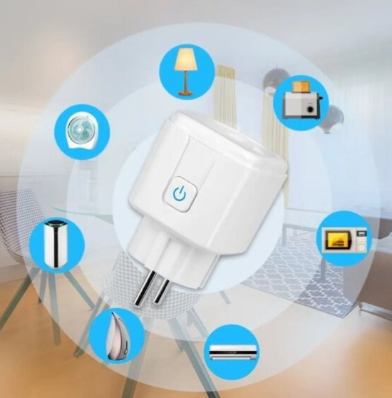 MiBOXER Smart chytrá zásuvka do aplikace 16A TUYA, časovač Mi-Light SWE01