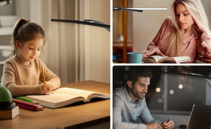 LED Immax OFFICE lineární lampa na monitor 950Lm., CCT,stmívatelná, ext.ovládací tlačítko