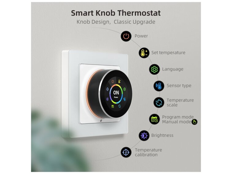 Immax NEO LITE Smart termostat Nexa pro elektrické podlahové topení 16A, WiFi