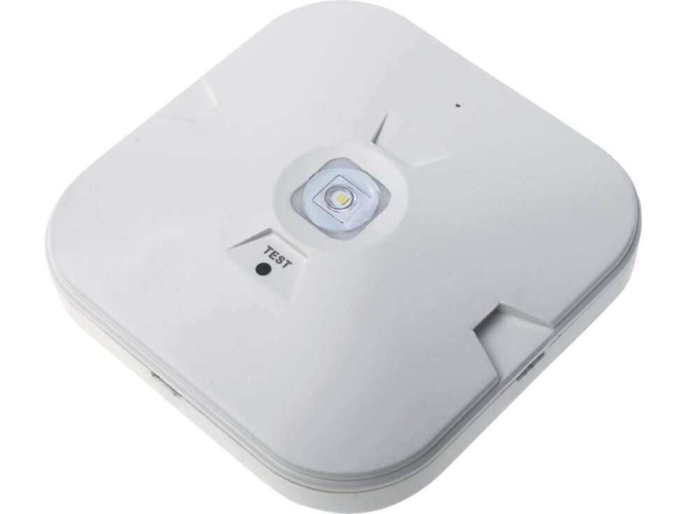 GATRION 3W open area 120° LED Emergency 3hodiny - Nouzové prostorové LED svítidlo