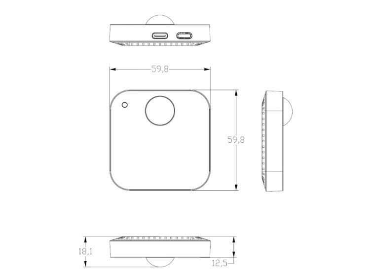 Immax NEO Smart 3v1 senzor PIR, přítomnosti a osvětlení, Zigbee 3.0
