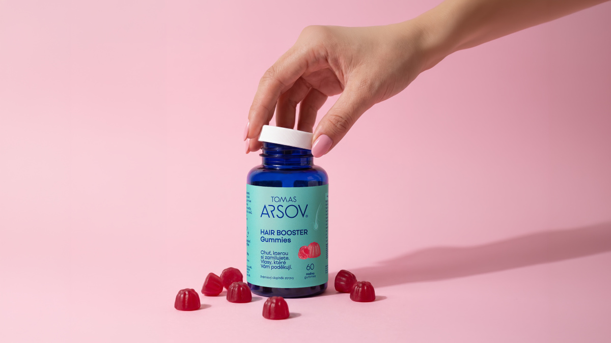 HAIR BOOSTER Gummies Malina