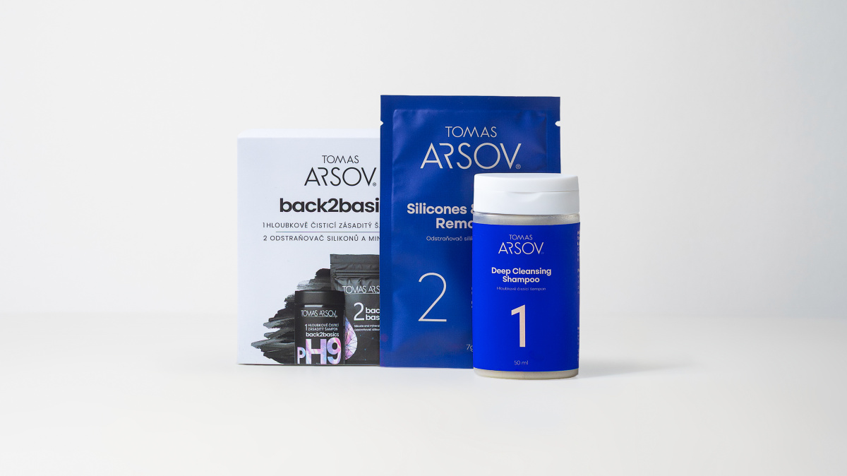 BACK2BASICS Šampón + Odstraňovač silikonů a minerálu