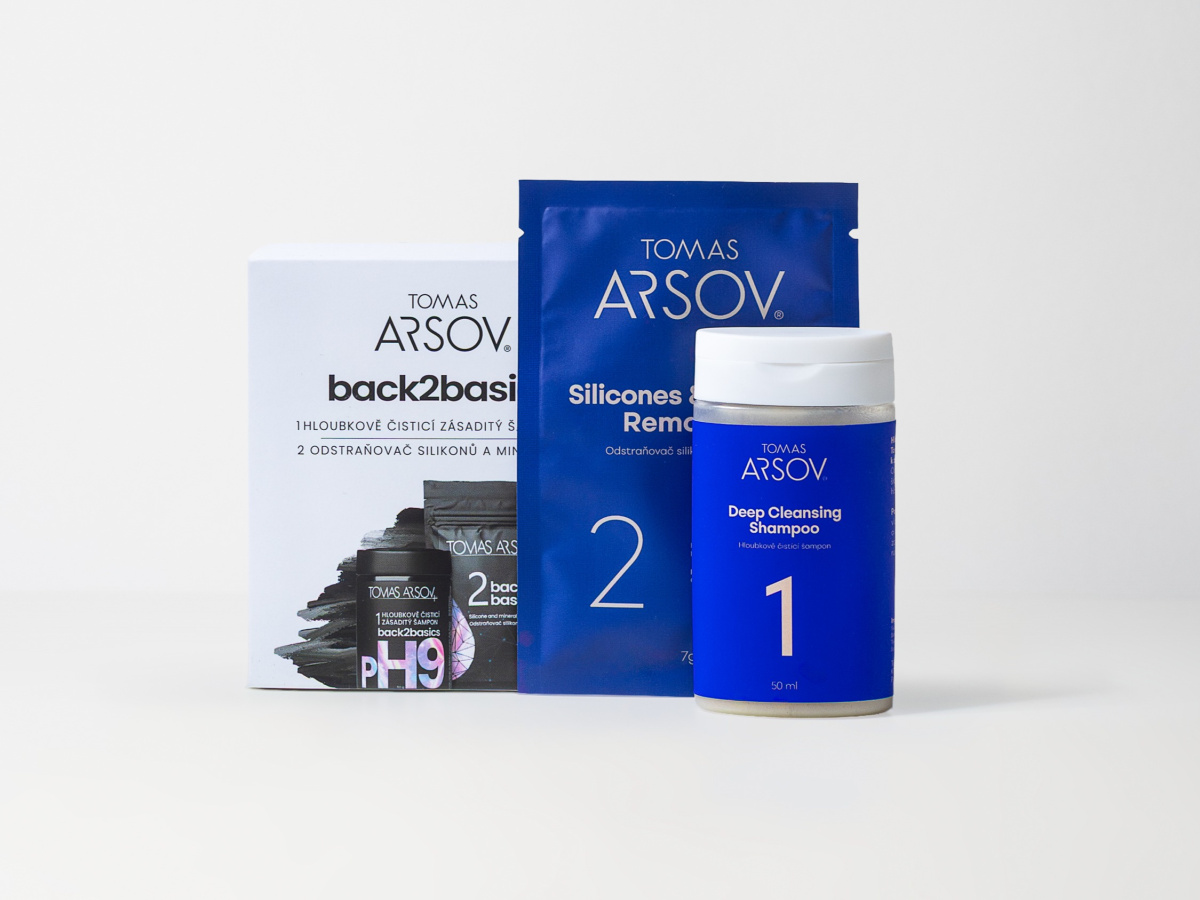 BACK2BASICS Šampón + Odstraňovač silikonů a minerálu