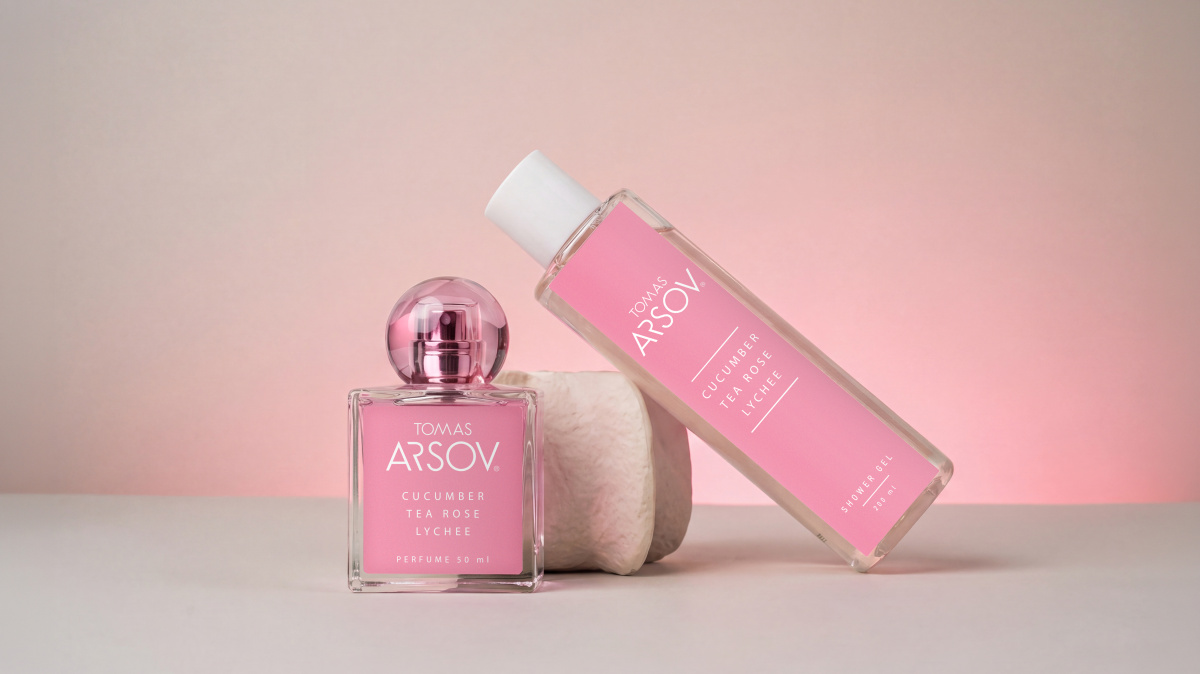 CUCUMBER TEA ROSE LYCHEE Parfém a sprchový gel