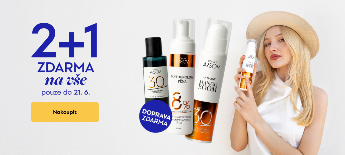Akce 2+1 zdarma na vše