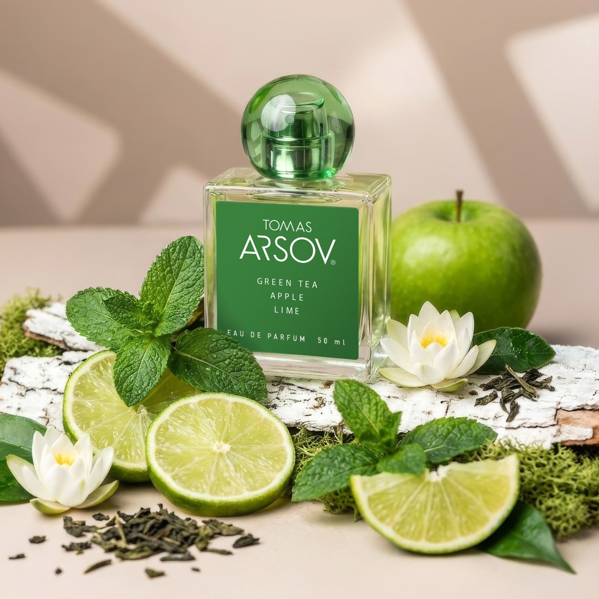 GREEN TEA APPLE LIME Parfém a sprchový gel