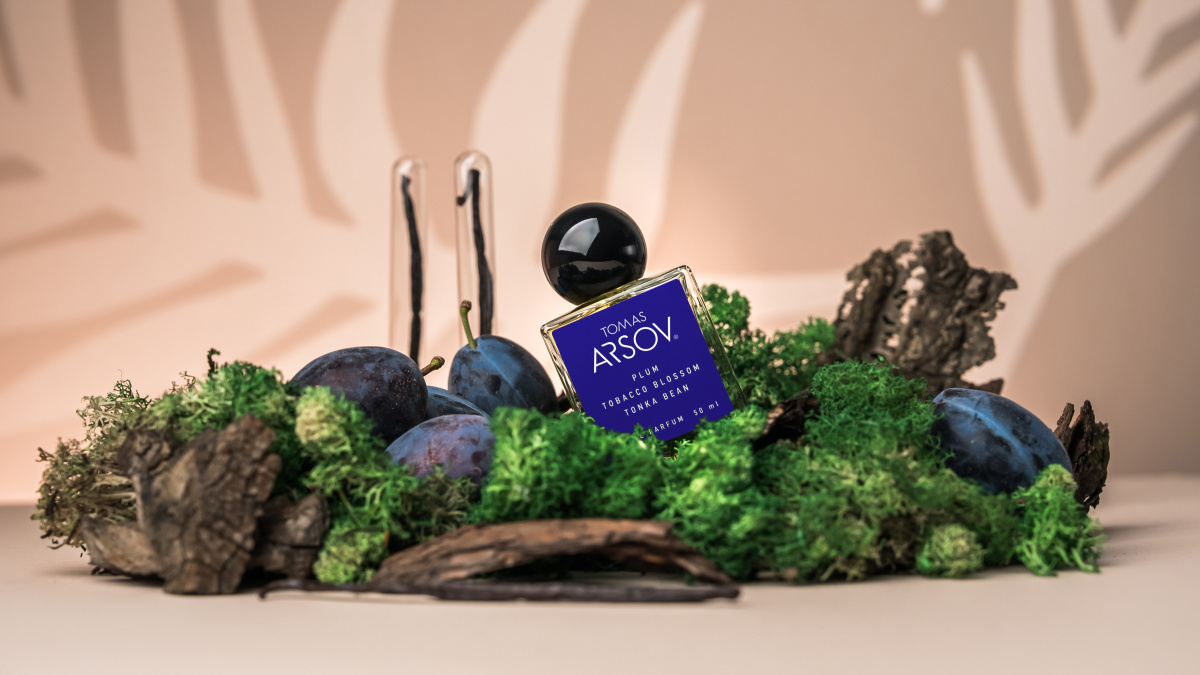 PLUM TOBACCO BLOSSOM TONKA BEAN Parfém a sprchový gel