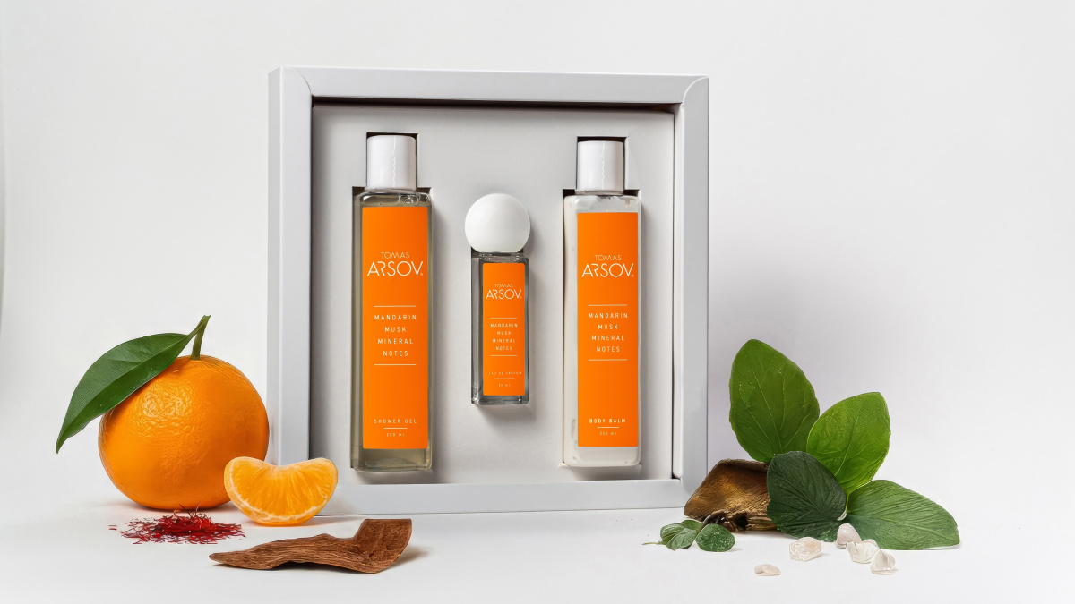 MANDARIN MUSK MINERAL NOTES Dárková kazeta